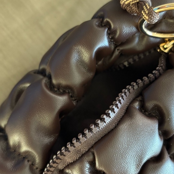 Urban Expressions Brown Quilted Hobo Bag - Picture 13 of 15